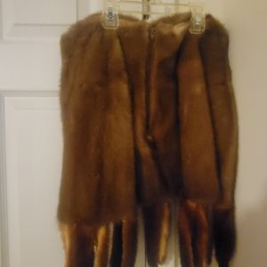 Mink skirt